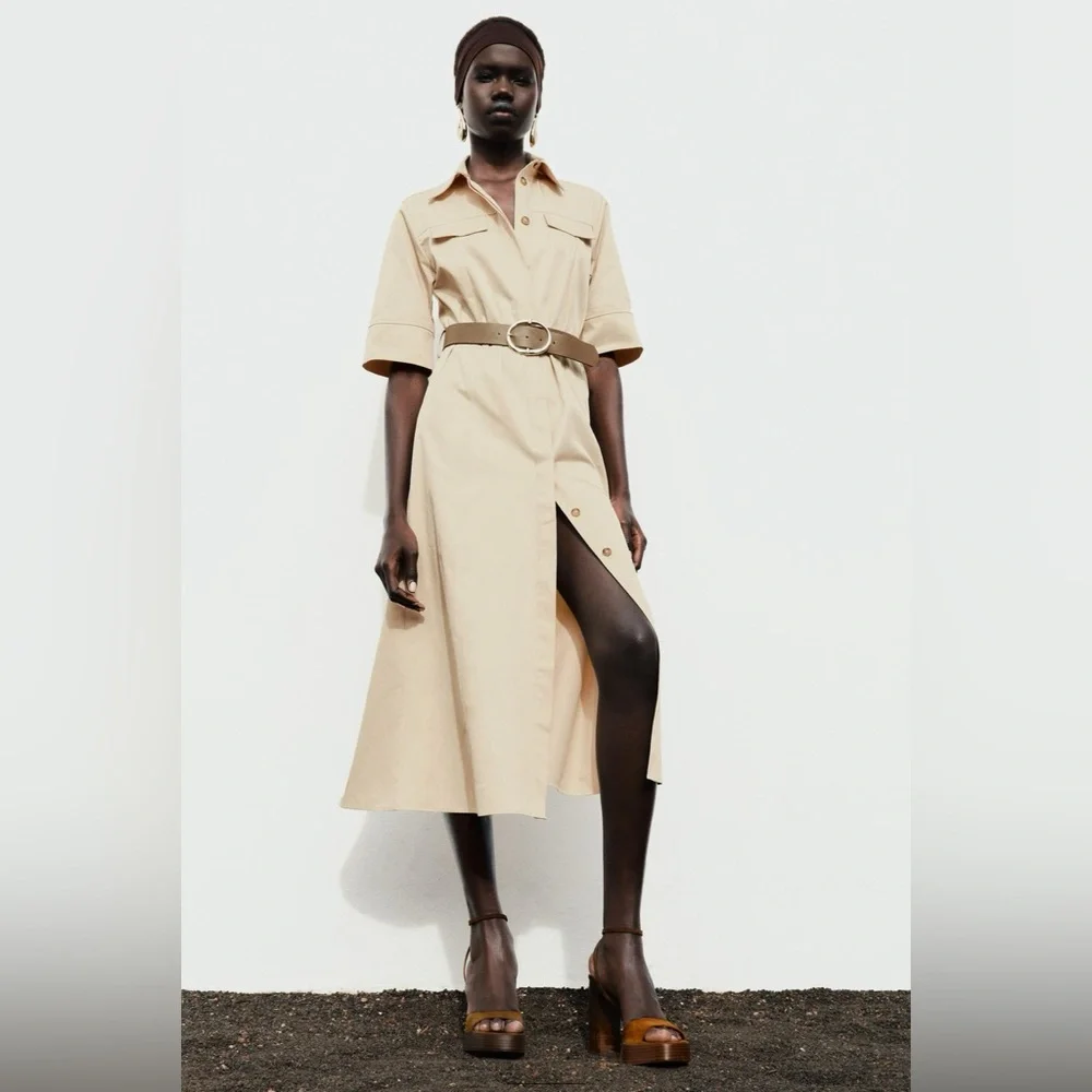 Zara | Dresses | Zara Belted Shirt Dress New With Tags | Poshmark Zara | Dresses | Zara Belted Shirt Dress New With Tags | Poshmark